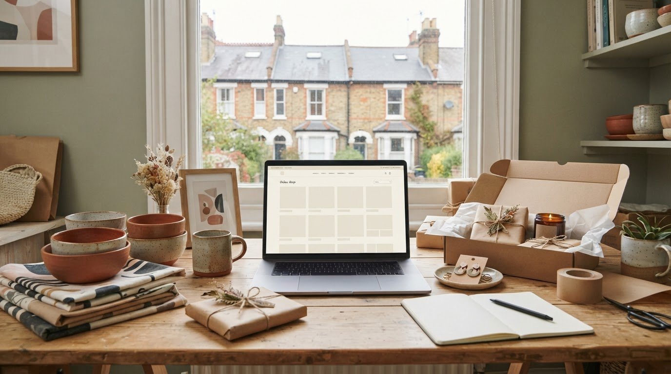 Independent online shops in the UK for makers and home delivery
