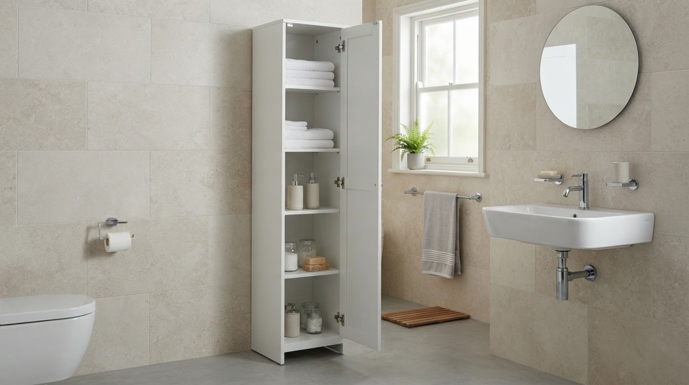 Bathroom Tall Cabinets for UK Bathrooms