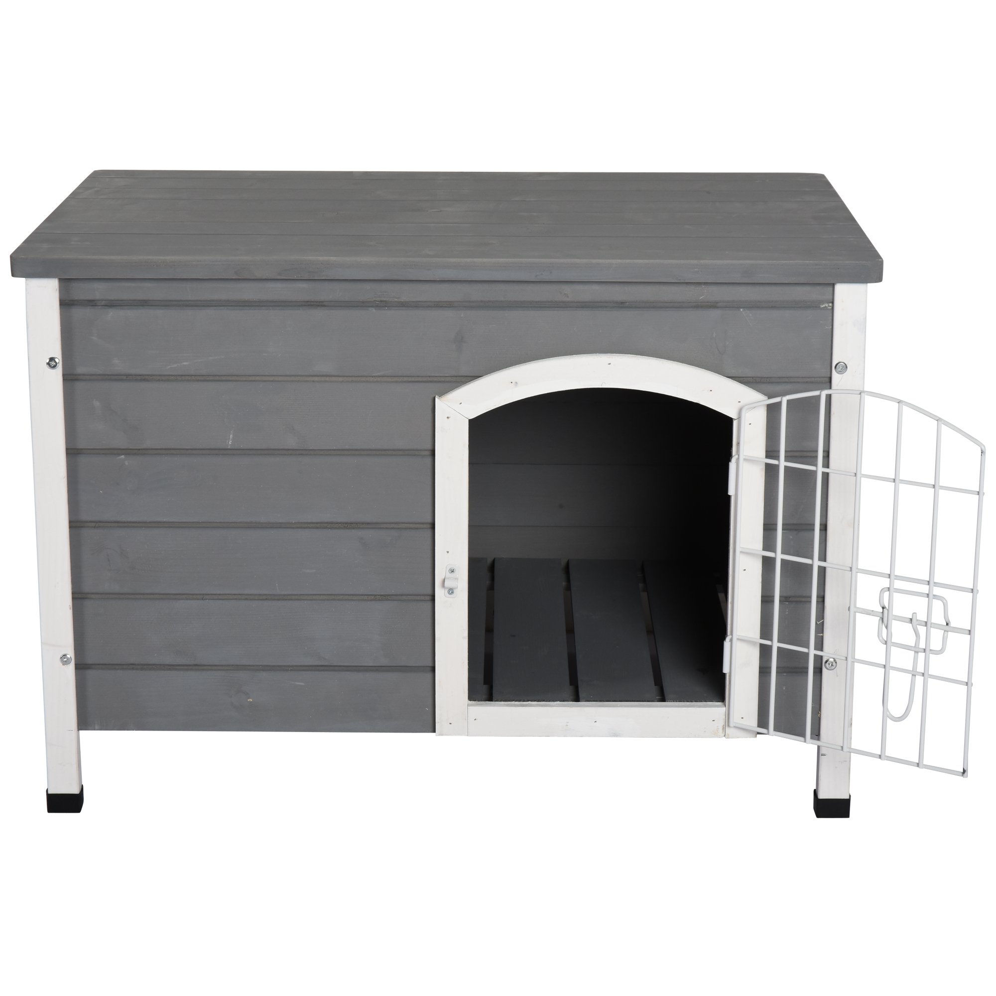 Picture of Wooden Dog Crate Dog Kennel Lockable Door Small Animal House w ...