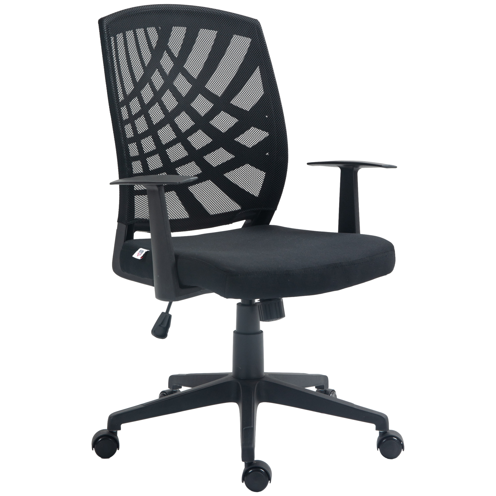 HOMCOM Bürostuhl Mit Klappbaren Armlehnen, Ergonomischer Bürostuhl
