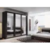 Buy Arti 2 - 3 Sliding Door Wardrobe 250cm, Colour: Black Matt