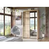 Buy Inova Sliding Door Wardrobe 120cm, Colour: Oak