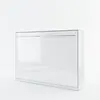 Buy CP-04 Horizontal Wall Bed Concept Pro 140cm with Over Bed Unit, Colour: White Gloss, Mattresses: Without Mattresses, Size: Double
