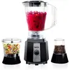 Buy Geepas 3 in 1 Electric Blender, Grinder, Smoothie Maker, Jug Blender 400W | Stainless Steel Blades, Colour: Black