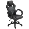 Buy Office Chair Faux Leather Swivel Computer Desk Chair for Home Office with Wheels Armrests Black