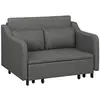 Buy Two-Seater Pull-Out Sofa Bed - Grey