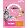 Buy PURINA ONE Kitten Chicken Dry Cat Food 750g (Pack of 4)