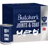 Buy Butcher's Complete Wet Can Adult Dog Food Joint & Coat Pack 18x390g | Complete & Balanced - British & Irish Farmed - Joint Support - Contains Chicken, Salmon & Turkey Recipes