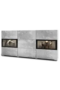 Buy Baros 26 - Sideboard Cabinet, Colour: Grey