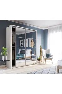 Buy Arti 17 - 2 Sliding Door Wardrobe 180cm, Colour: White Matt