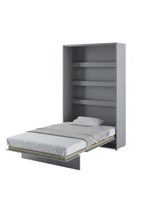 Buy BC-02 Vertical Wall Bed Concept 120cm, Colour: Grey Matt
