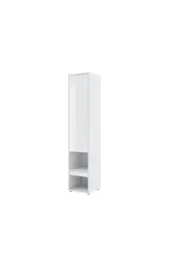 Buy BC-07 Tall Storage Cabinet for Vertical Wall Bed Concept, Colour: White Gloss