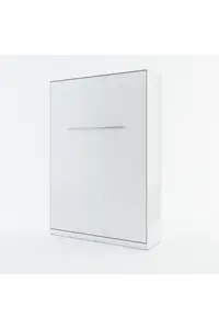 Buy CP-01 Vertical Wall Bed Concept 140cm, Colour: White Matt