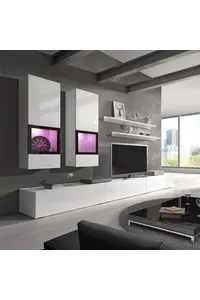 Buy Baros 10 Entertainment Unit, Colour: White Gloss