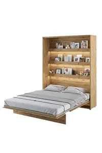 Buy BC-12 Vertical Wall Bed Concept 160cm, Colour: Oak