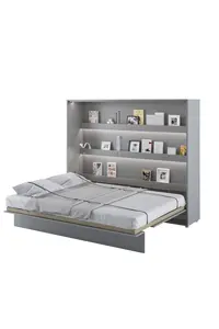 Buy BC-14 Horizontal Wall Bed Concept 160cm, Colour: Grey Matt