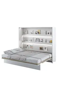 Buy BC-14 Horizontal Wall Bed Concept 160cm, Colour: White Matt