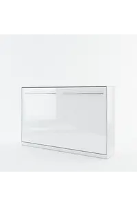Buy CP-05 Horizontal Wall Bed Concept Pro 120cm with Over Bed Unit, Colour: White Gloss