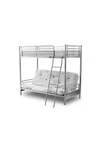 Buy Alaska Futon Bunk Bed Silver