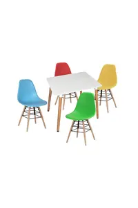 Buy Lilly Square Table Black, Colour: Black