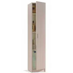Buy Multi Tall Narrow Oak Cupboard          , Colour: Oak