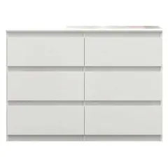 Buy White Gloss Dresser Chest Of Drawers 110cm