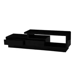Buy Abberly High Gloss TV Cabinet Black, Colour: Black