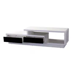 Buy Abberly High Gloss TV Cabinet White, Colour: White