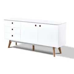 Buy Belgium Sideboard White 2 Doors & 3 Drawers