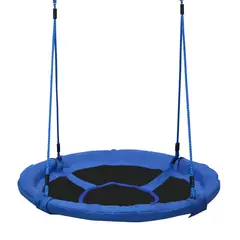 Buy Kid Nest Swing Seat Saucer Tree Swing 40 Inch/100cm for Outdoor Indoor Blue