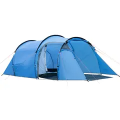 Buy 2 Room Tent with Vestibule, Weather-Resistant Camping Tent with Air Vents for Fishing Hiking, Sky Blue
