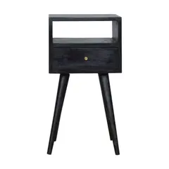 Buy Mini Ash Black Bedside