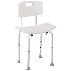 Buy Bath Chair Shower Stool Safety Seat Bathroom Adjustable Positions Elderly Aids