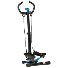 Buy Adjustable Twist Stepper Fitness Step Machine, LCD Screen, Height-Adjust Handlebars, Home Gym, Black and Blue