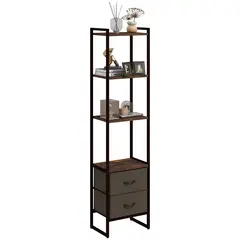 Buy Four-Tier Industrial Display Shelf, with Bottom Drawers