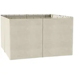 Buy 4 Pack Replacement Gazebo Curtains Privacy Panel for Most 3 x 4m Gazebo Canopy Pavillion Outdoor Shelter Sidewalls Accessories Beige