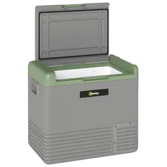 Buy 50L Portable Car Refrigerator - Light Green and Grey