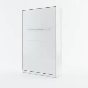 Buy CP-02 Vertical Wall Bed Concept 120cm, Colour: White Matt