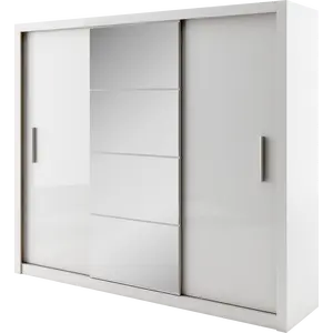 Buy Idea 01 - 3 Sliding Door Wardrobe 250cm, Colour: White Matt