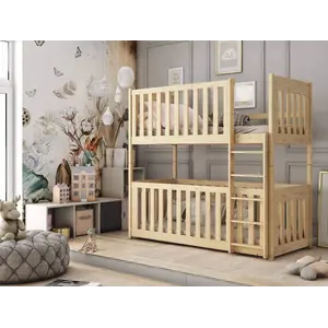 Buy Konrad Bed with Cot, Colour: Pine, Mattresses: Without Mattresses