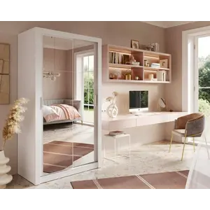Buy Arti 19 - 2 Sliding Door Wardrobe 120cm, Colour: White Matt