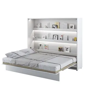 Buy BC-14 Horizontal Wall Bed Concept 160cm, Colour: White Matt