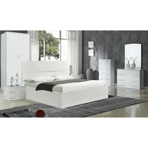 Buy Arden/Widney White High Gloss Bedside