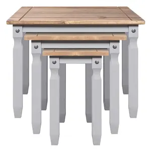 Buy Corona Grey Nest of Tables