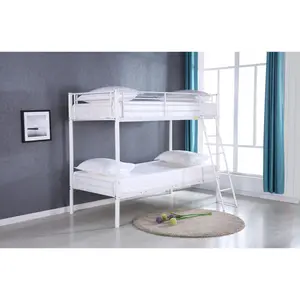 Buy Himley Bunk Bed White, Colour: White, Mattresses: Without Mattresses