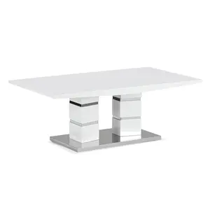 Buy Janelle Coffee Table High Gloss White
