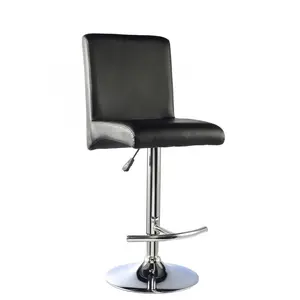 Buy Manor Bar Stool PU Chrome & Black (Sold in Pairs)