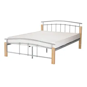 Buy Tetras 4 Foot Bed Silver & Beech