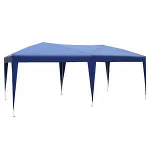 Buy 6x3 m Pop-Up Gazebo-Blue Oxford Cloth/Steel