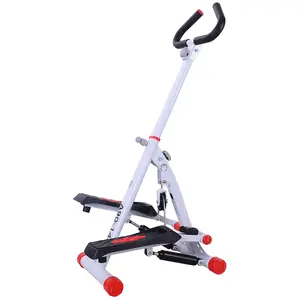 Buy Stepper w/ Handle Hand Grip Workout Fitness Machine For Fitness Aerobic Exercise Home Gym Red